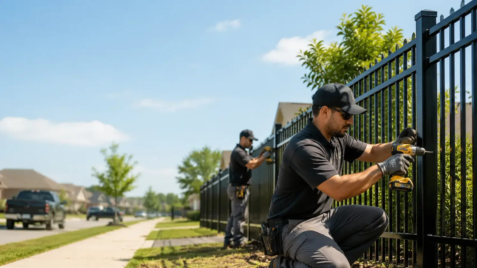 Metal Fence Installation in Bremond, TX